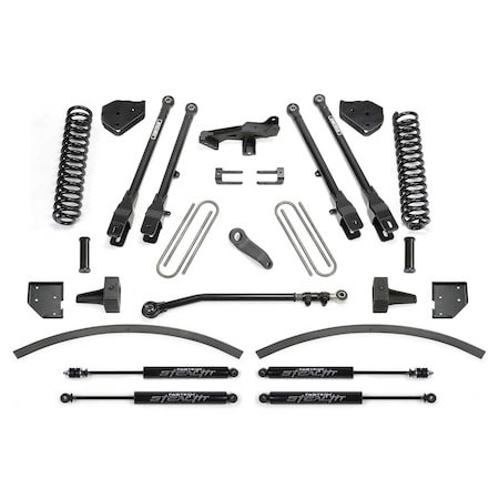 Fabtech S-D 8IN 4WD COIL BOX BLACK FTS22025BK